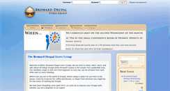 Desktop Screenshot of browarddrupal.org