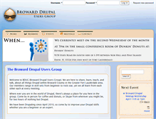 Tablet Screenshot of browarddrupal.org